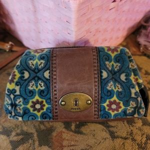 Fossil cosmetic bag and coin purse
